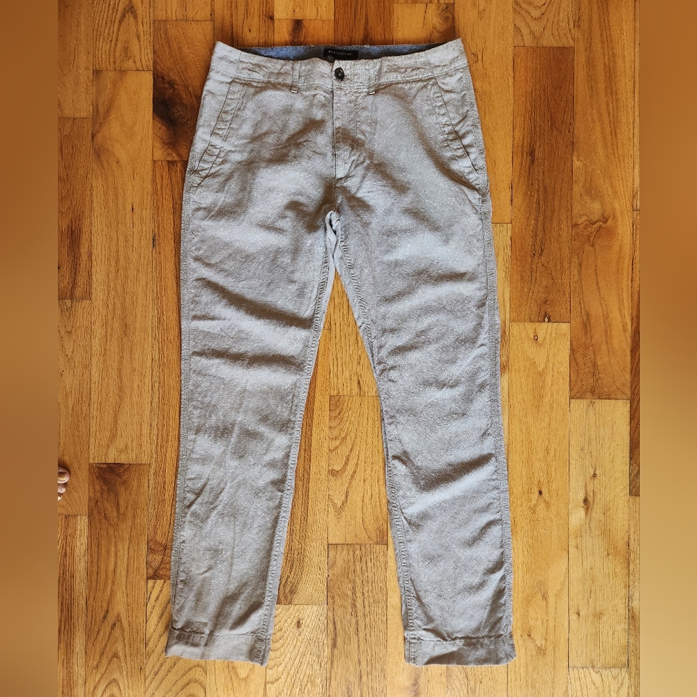 Banana Republic Men's Linen Utility Pant In Woodchip 32×32